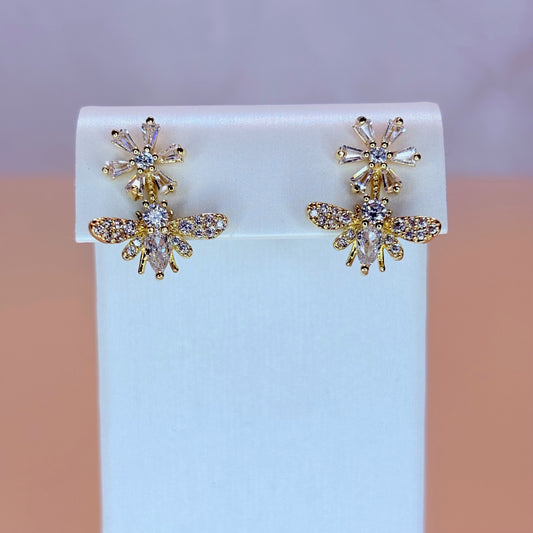 abeja earrings