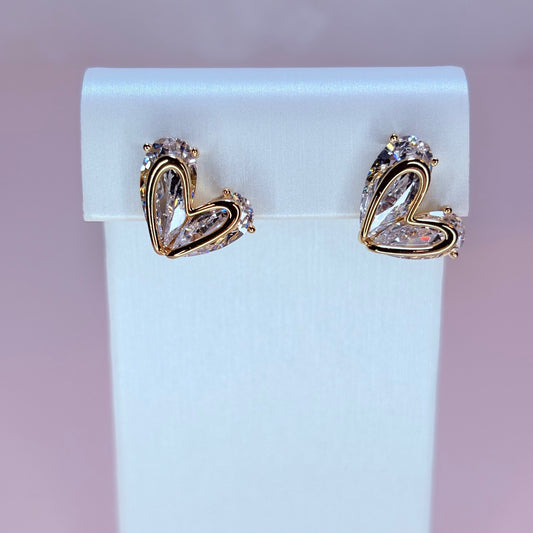 amara heart earrings