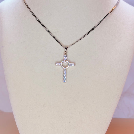 amor eterno necklace silver