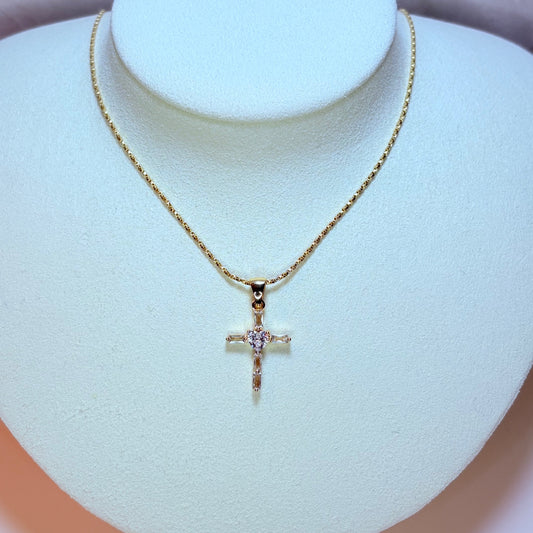 anabel cross necklace