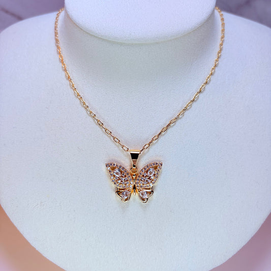 anita butterfly necklace