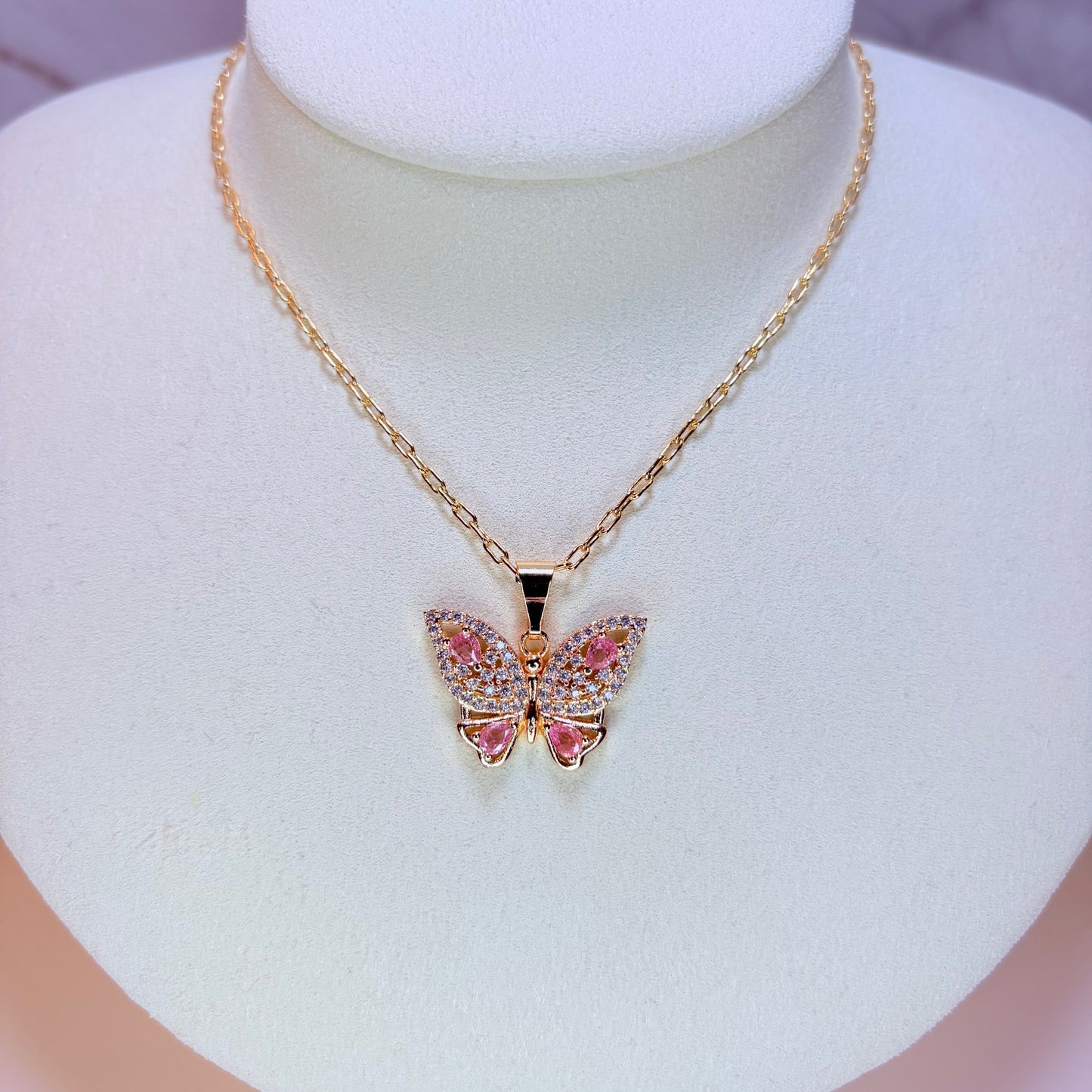 anita butterfly necklace