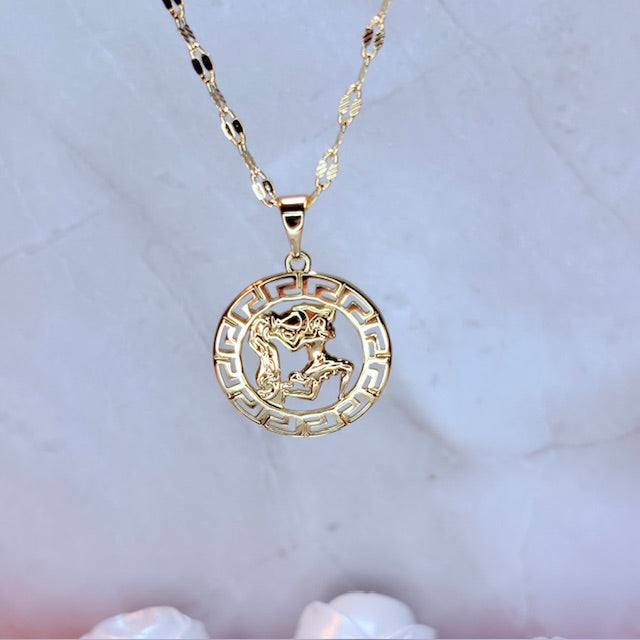 1" zodiac necklace