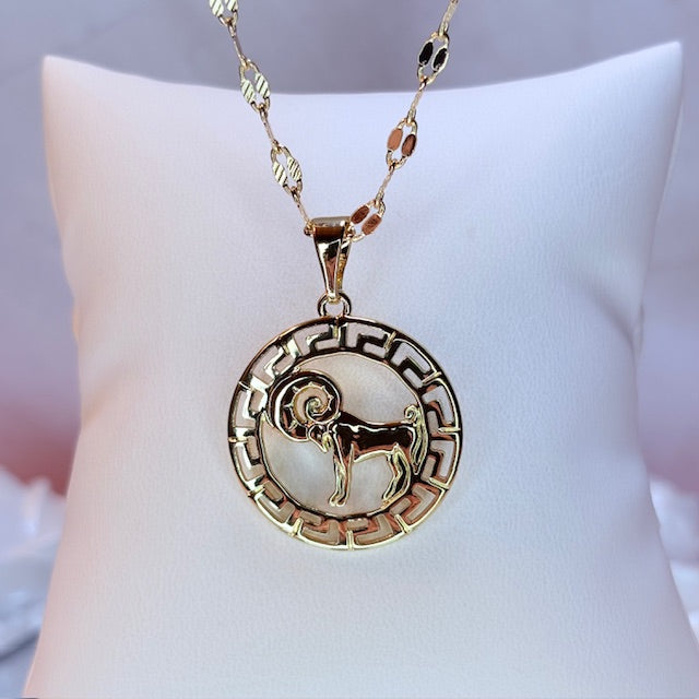 1" zodiac necklace