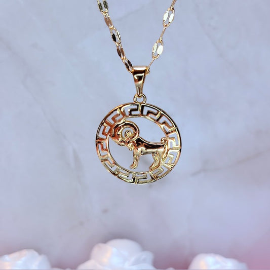 1" zodiac necklace