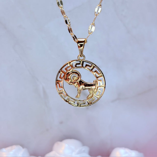 1" zodiac necklace