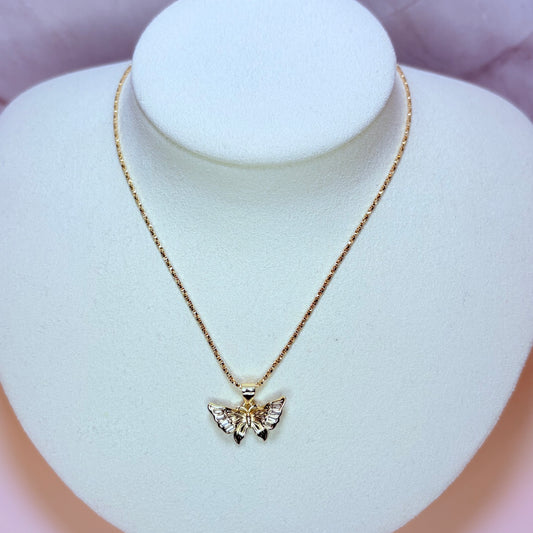 aurora butterfly necklace