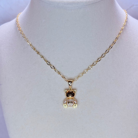"bear with me" necklace