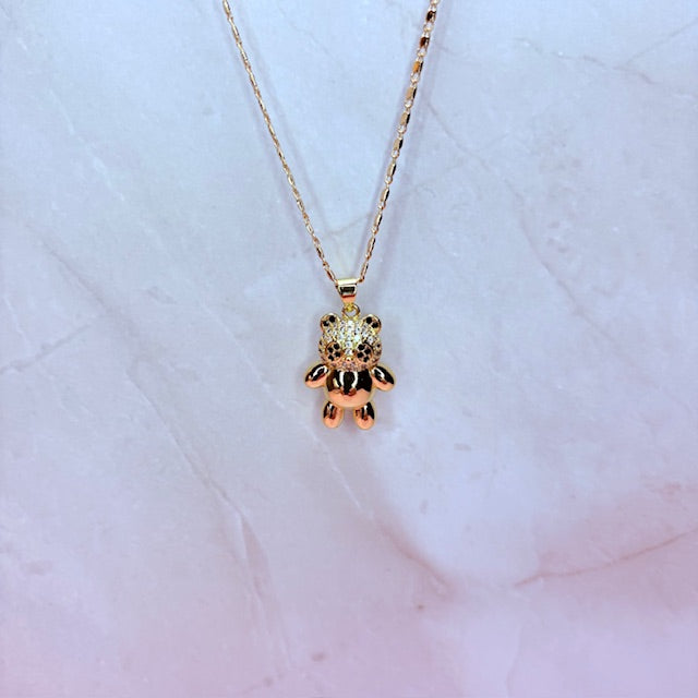 bebe lumi bear necklace