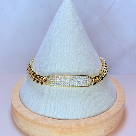 belen bar cuban link bracelet