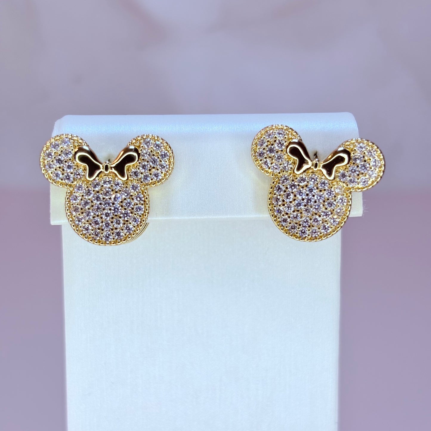 bling minnie earrings