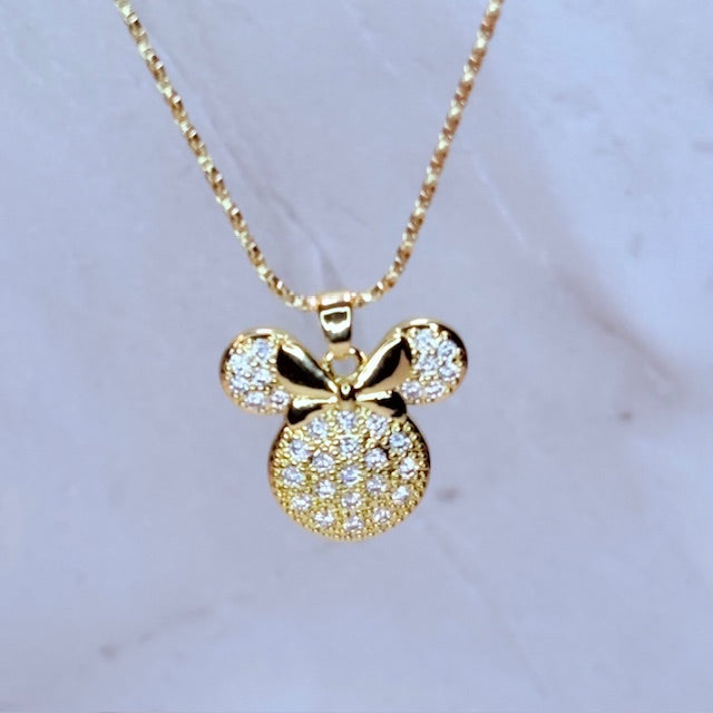 bling minnie necklace