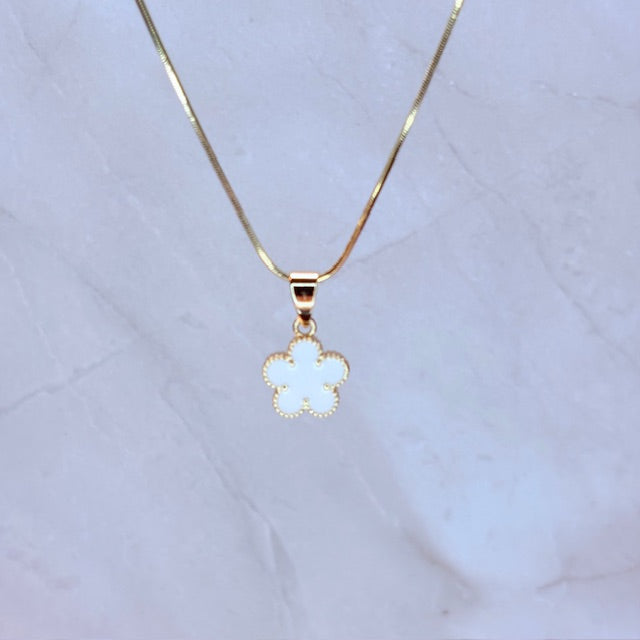 bloom charm necklace