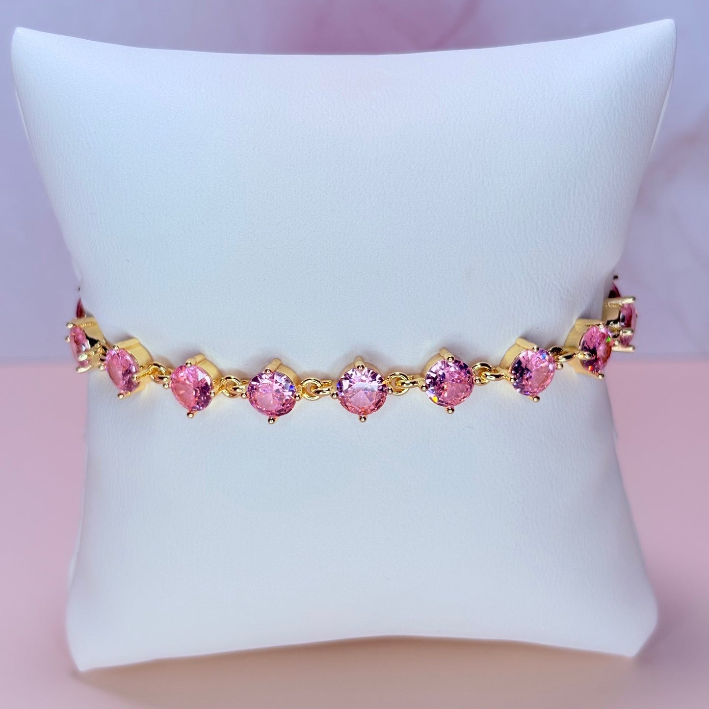 blush aura bracelet