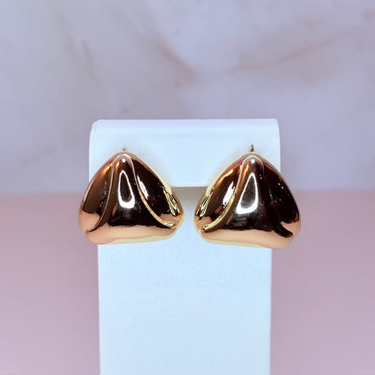 bold delta chunky earrings