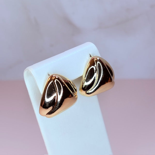 bold delta chunky earrings