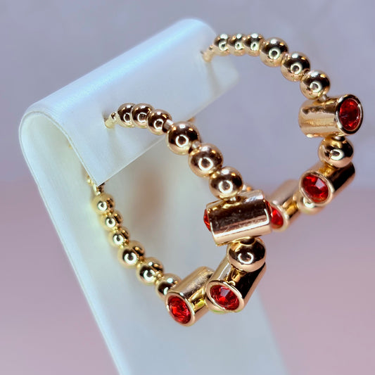 brit hoop earrings