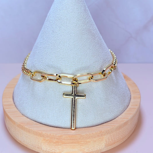 brook cross bracelet