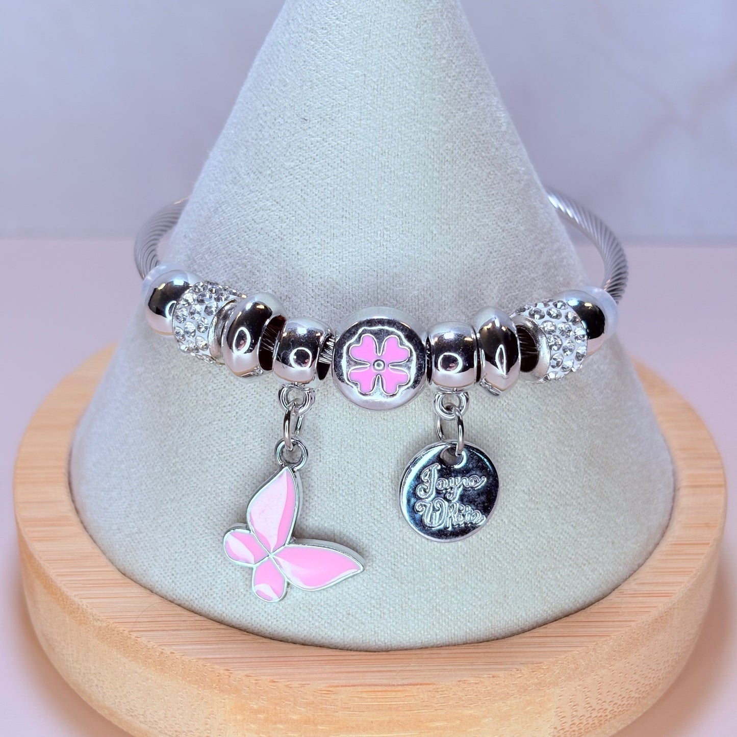 butterfly charm bracelet