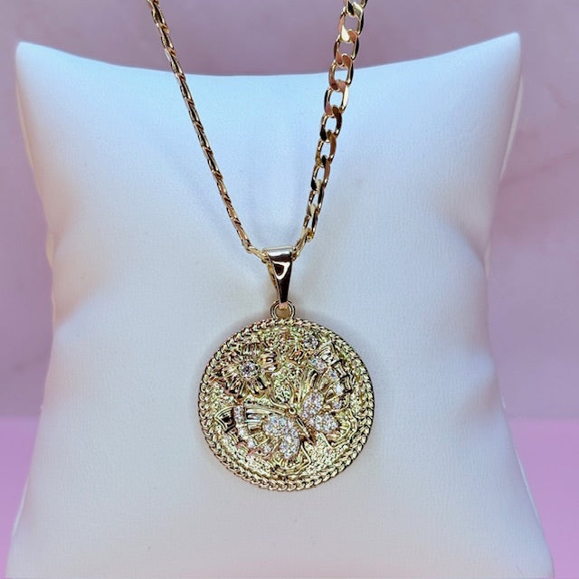 butterfly medallion