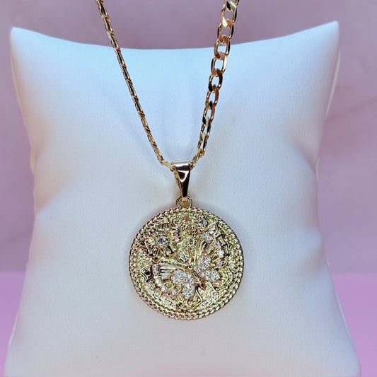 butterfly medallion