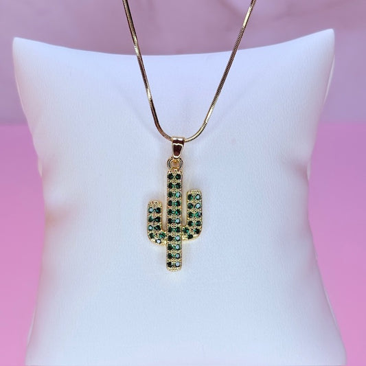 cactus necklace