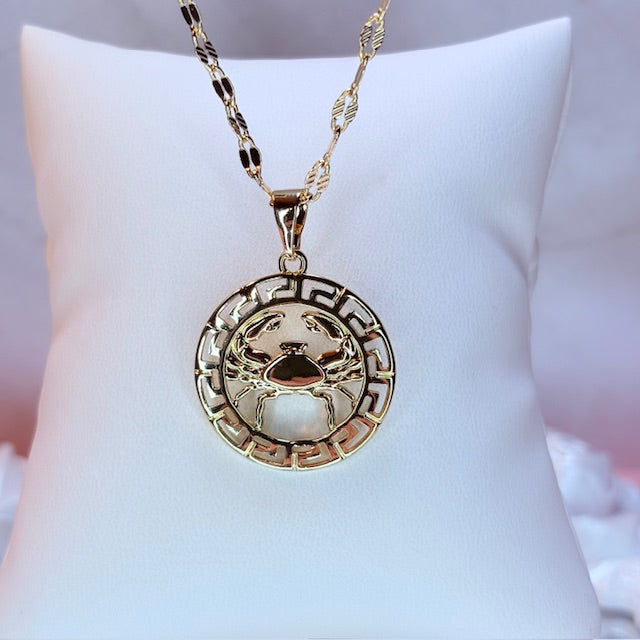 1" zodiac necklace