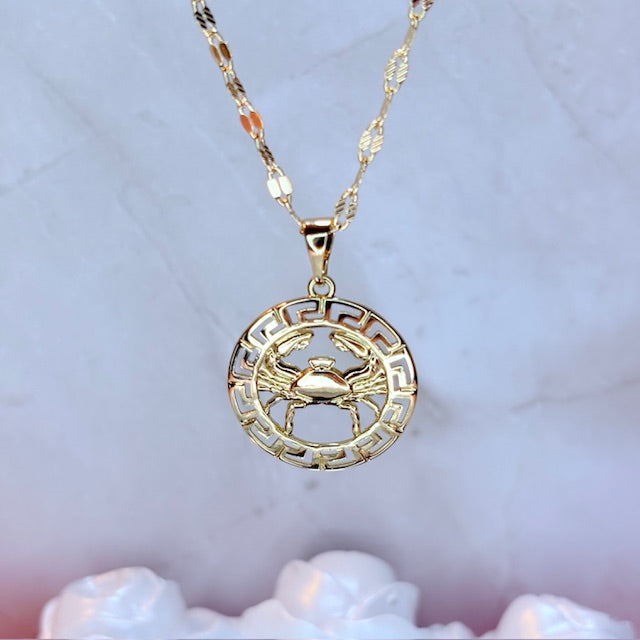 1" zodiac necklace