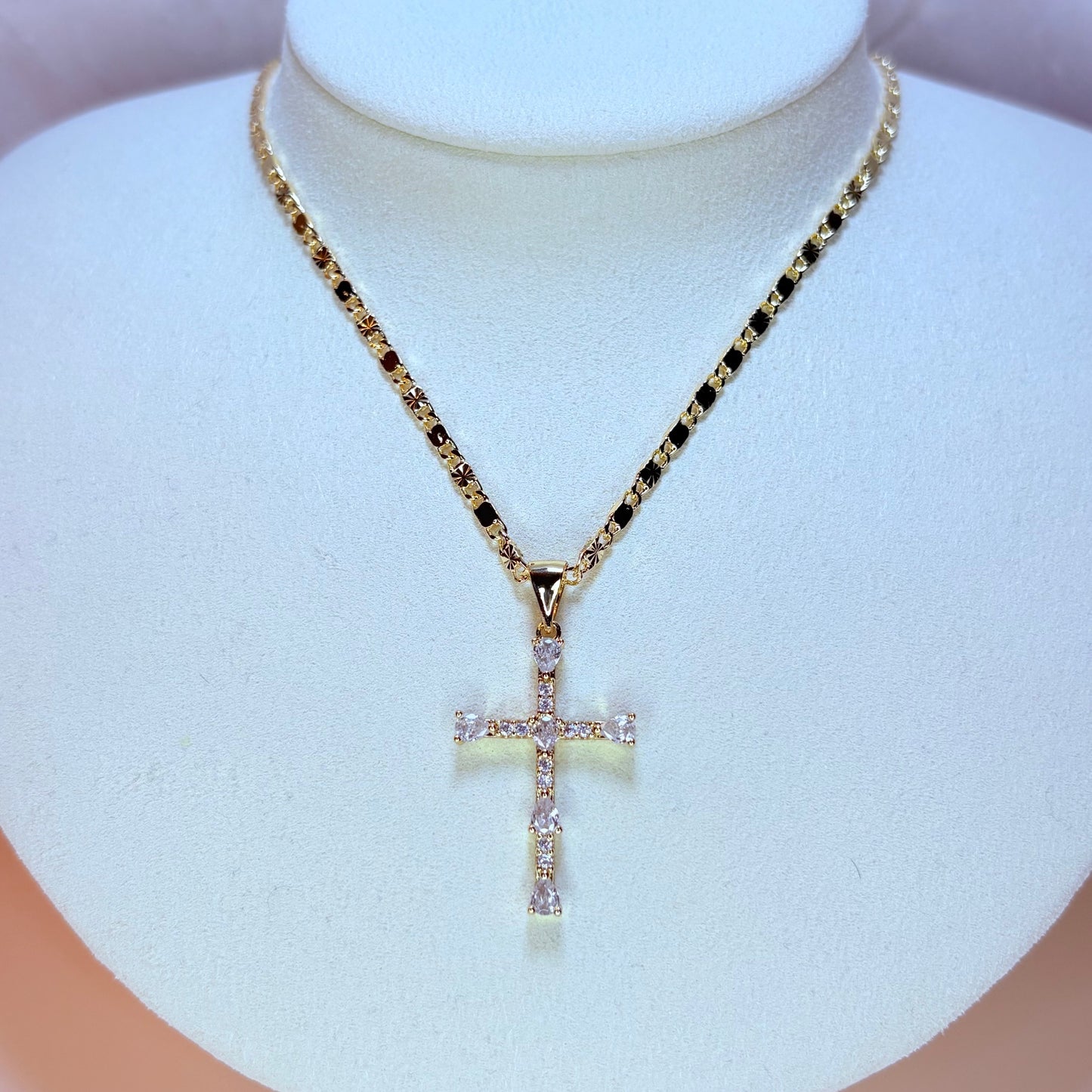 candela cross necklace