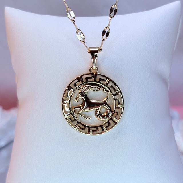 1" zodiac necklace