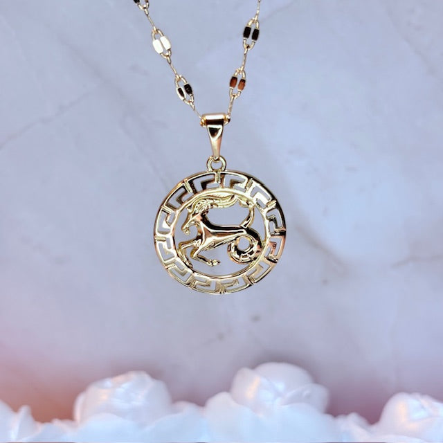 1" zodiac necklace
