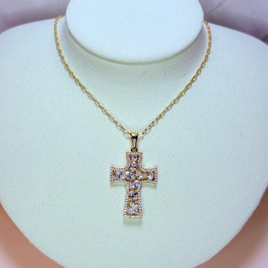 capri cross necklace