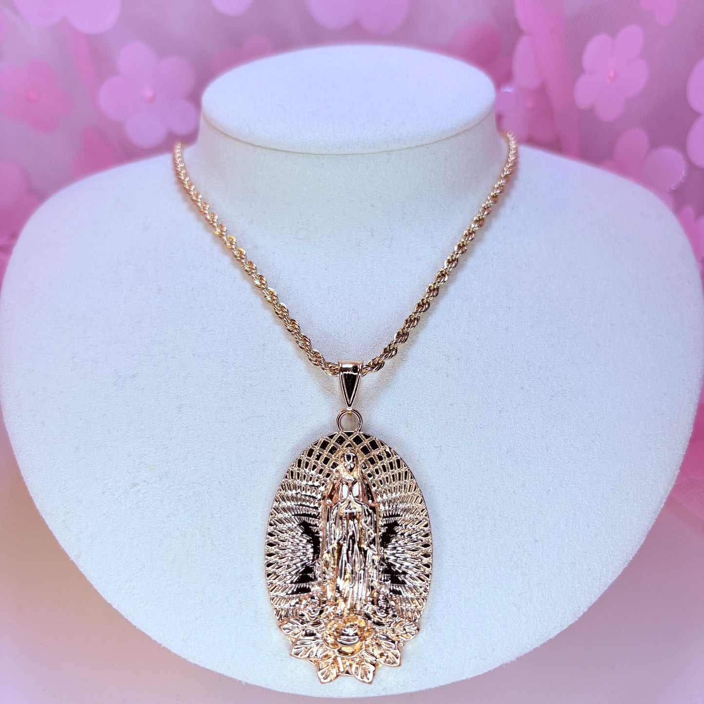 celestial mary necklace