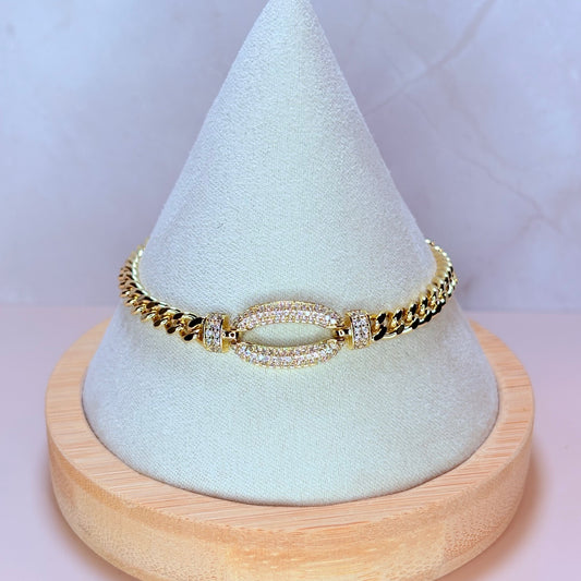 charli cuban link bracelet