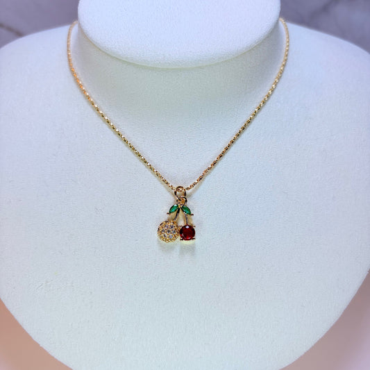 cherish cherry necklace