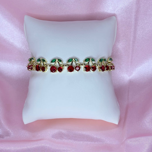cherry bracelet