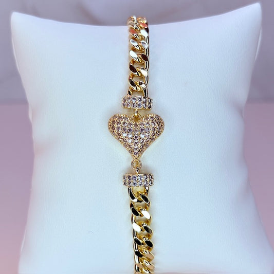 chunky amor bracelet