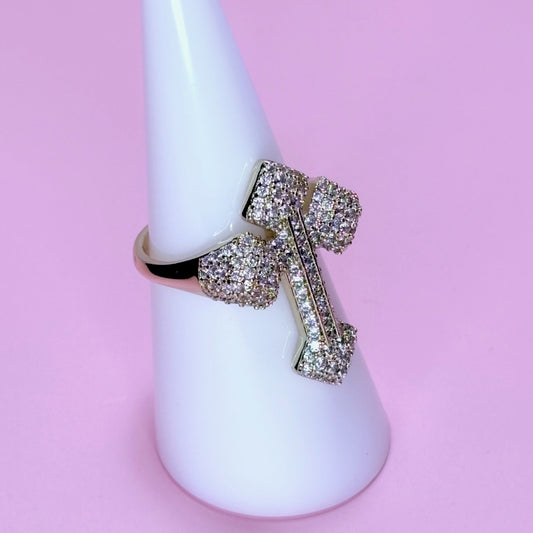 chunky cross ring