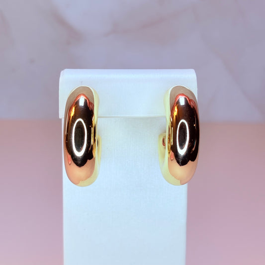 chunky hoop earrings