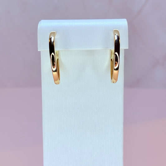 classic gold hoop earrings