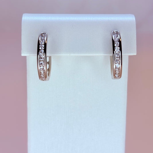 classic silver hoop earrings