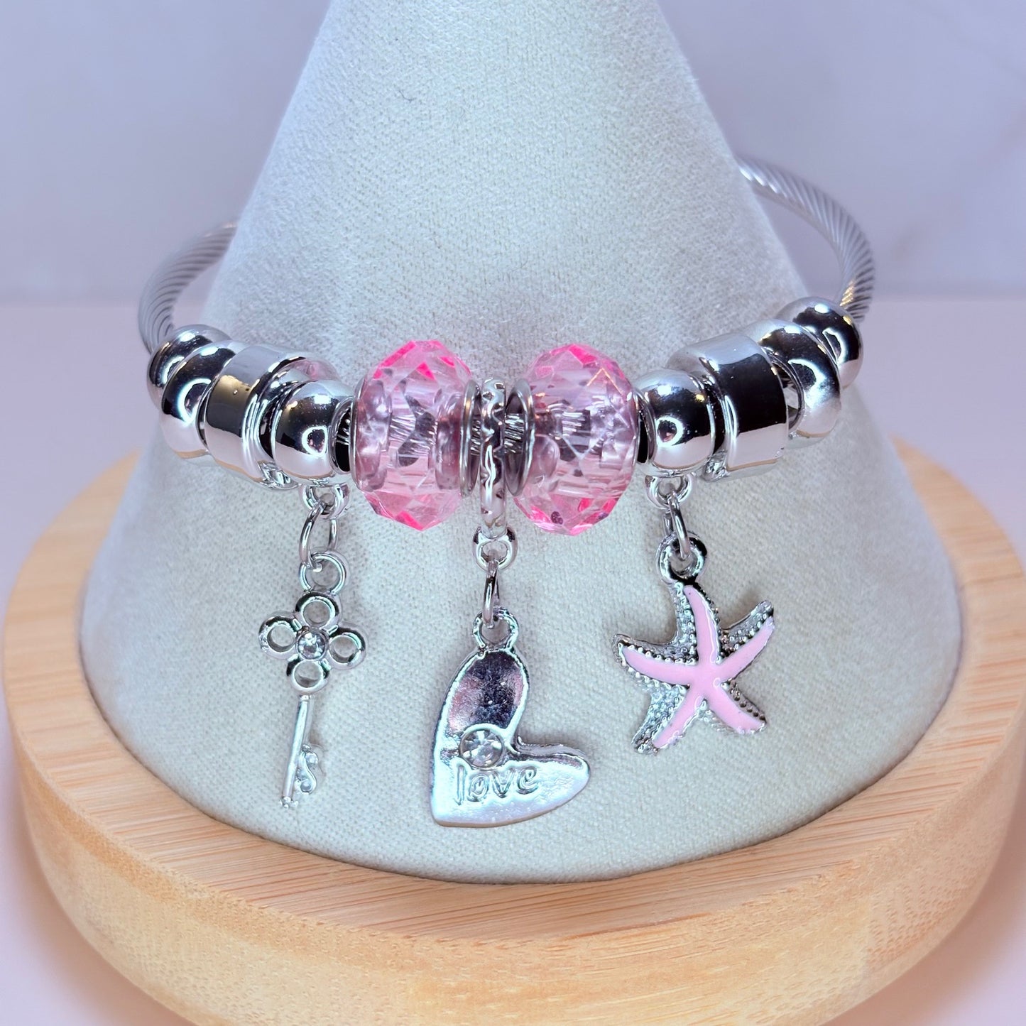 coastal love charm bangle