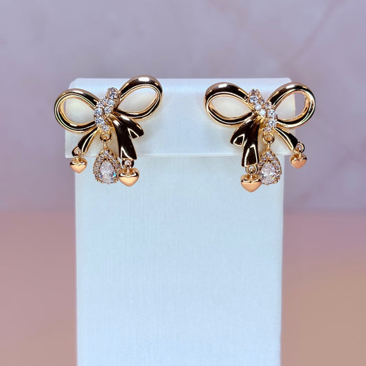 cordelia bow earrings