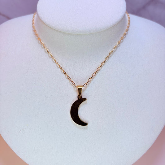 cresent luna necklace
