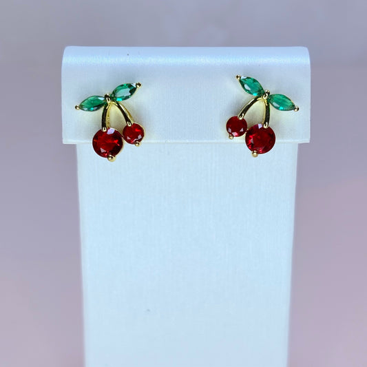 cute cherry earrings