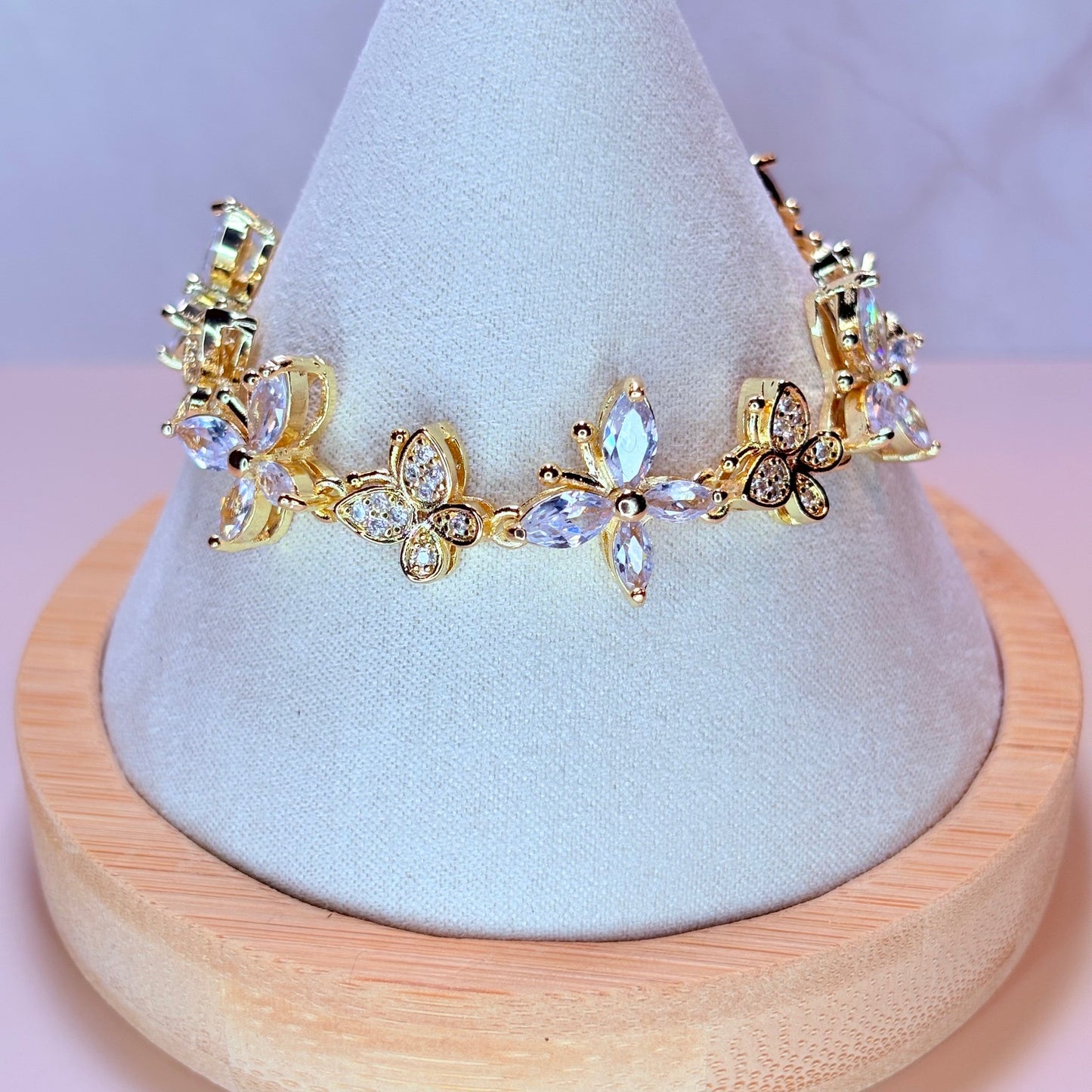 dahlia butterfly bracelet