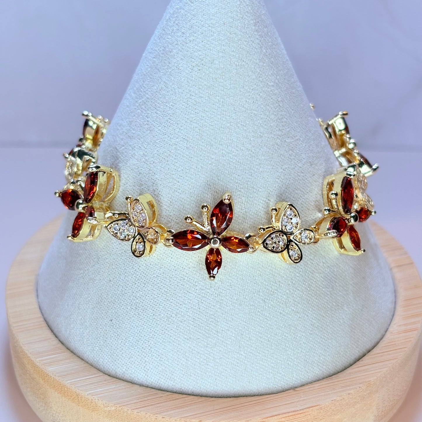 dahlia butterfly bracelet
