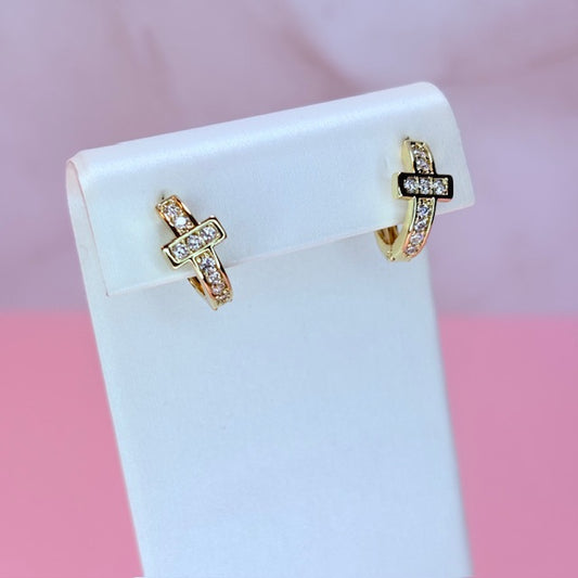 dainty faith earrings