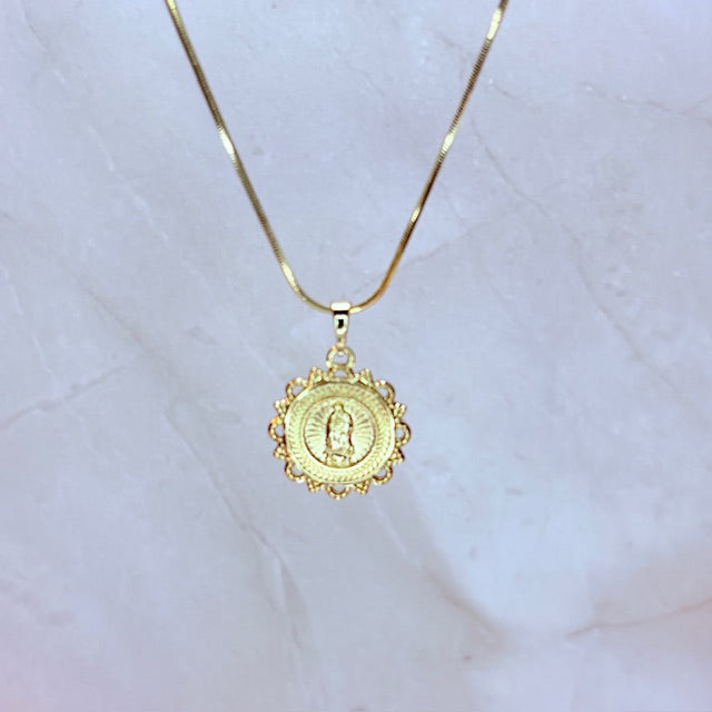 dainty virgencita necklace