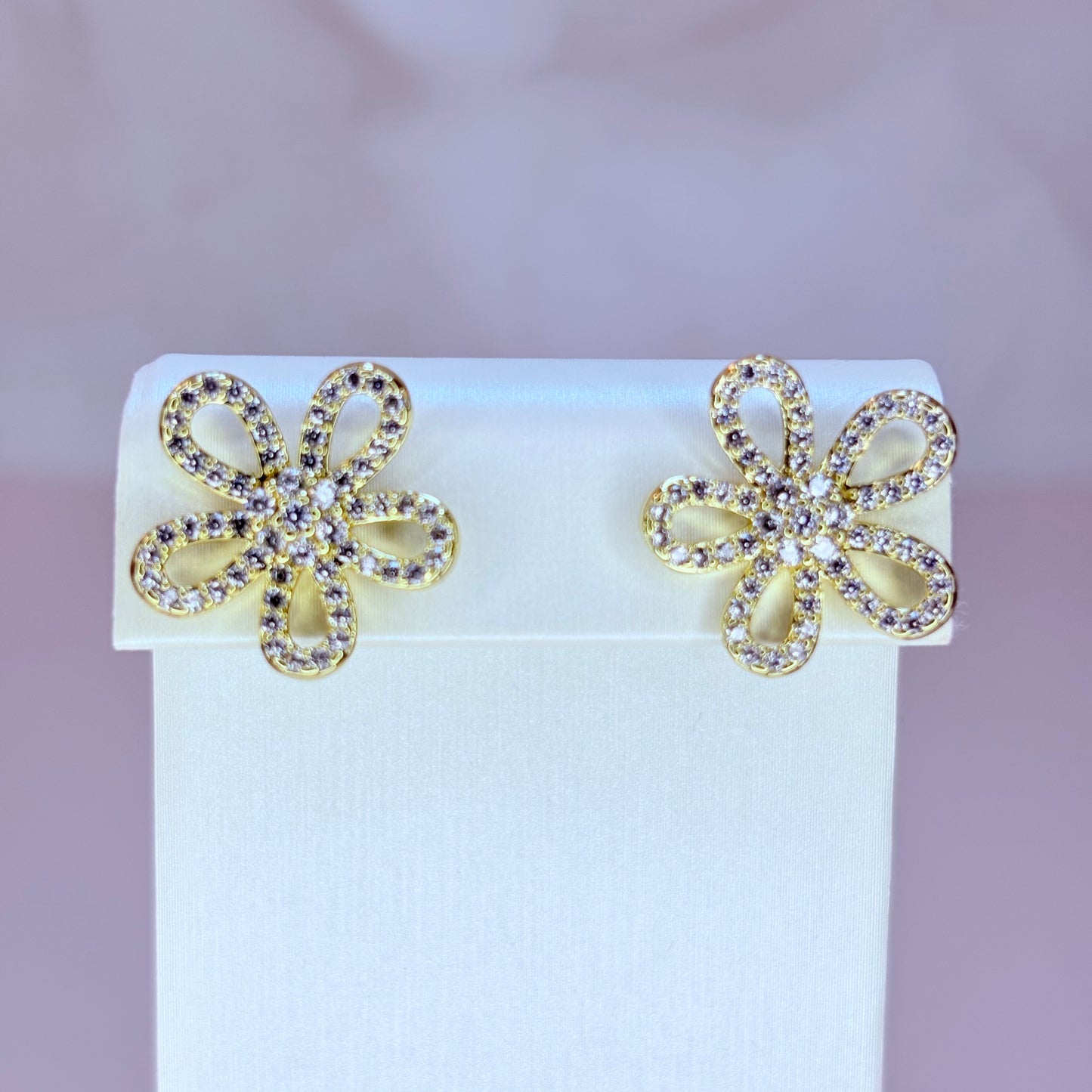 daisy flower earrings